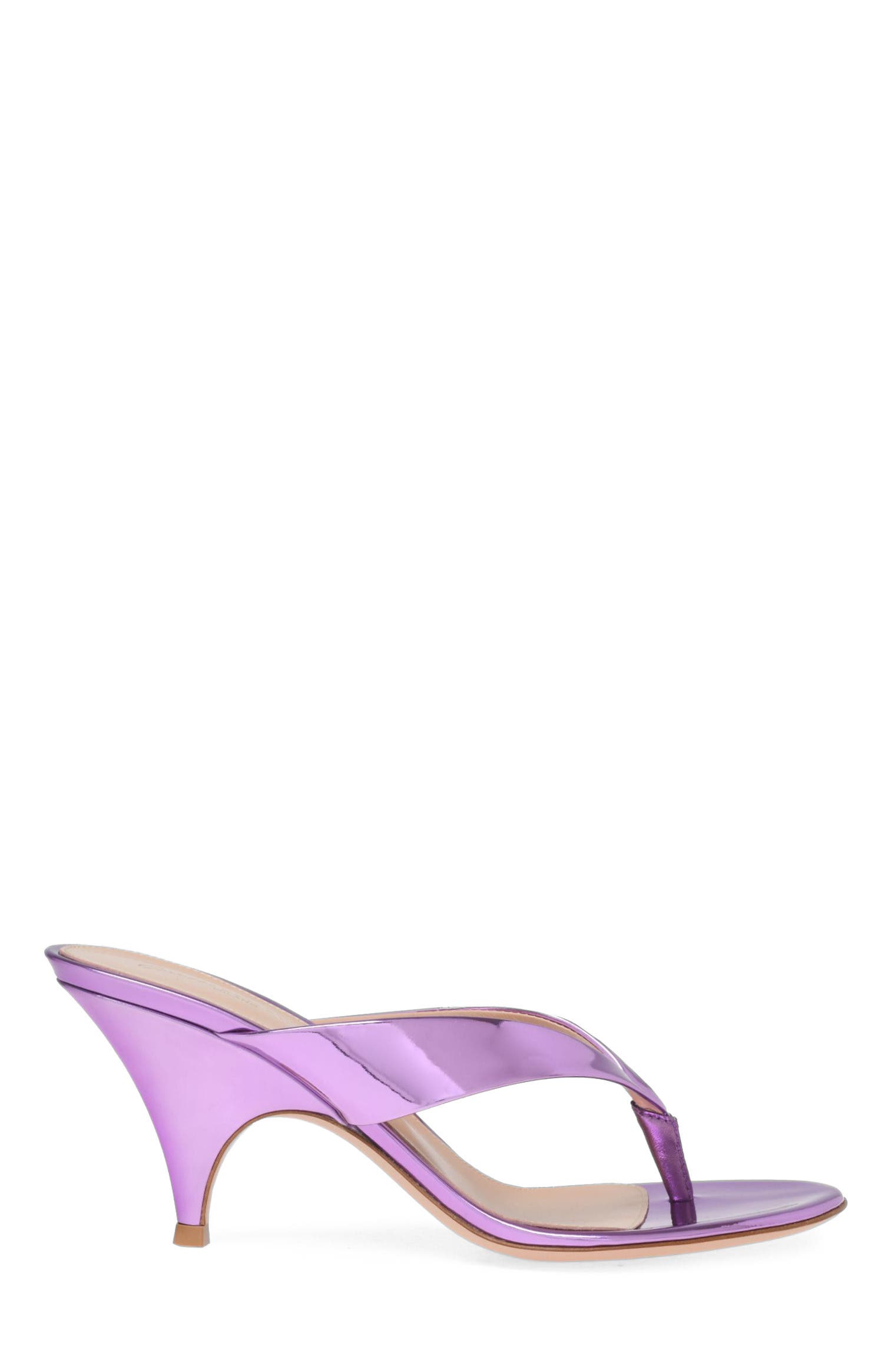 Gianvito Rossi Sofia Thong, Main, color, Purple Calf Leather