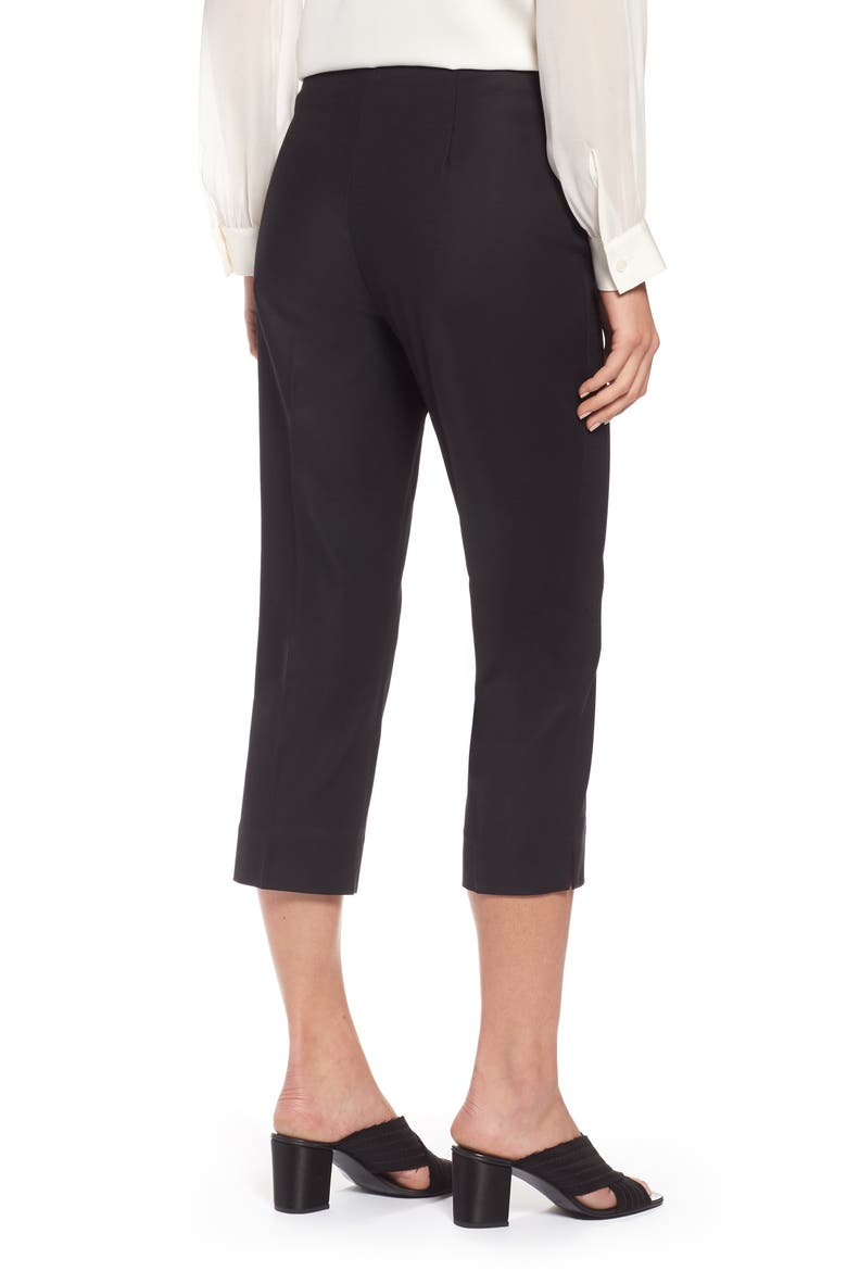Perfect Side Zip Crop Pants, Alternate, color, BLACK ONYX