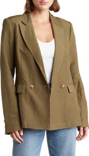 PAIGE Dawson Linen Blend Blazer
