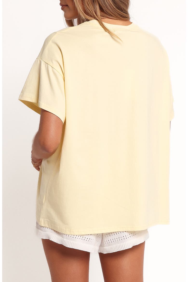 Guavas Oversize Cotton Graphic T-Shirt, Alternate, color, PALE YELLOW