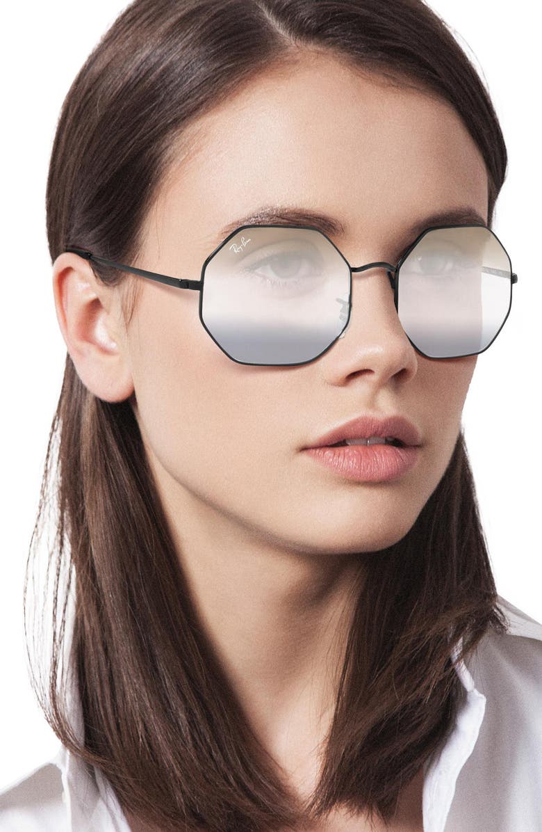 Ray-Ban 1972 54mm Gradient Octagon Sunglasses, Alternate, color, 