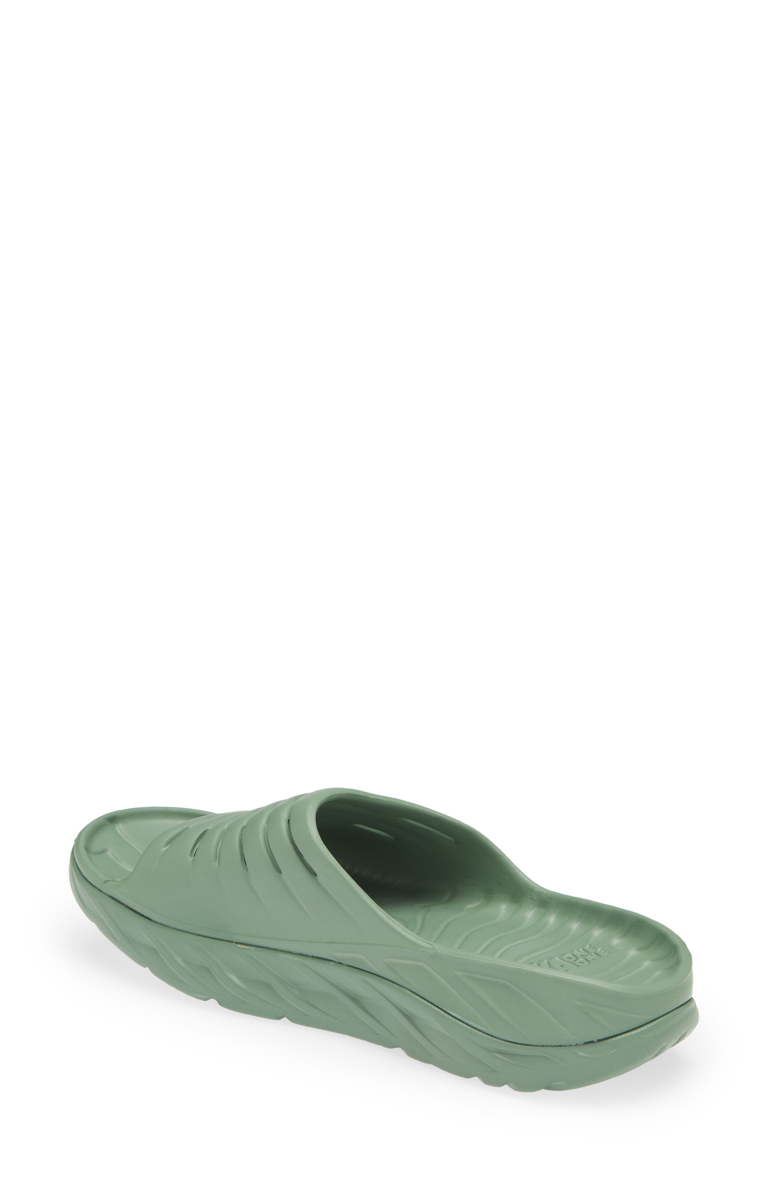 Gender Inclusive Ora Recovery Slide Sandal, Alternate, color, LODEN FROST / SMOKE GREEN