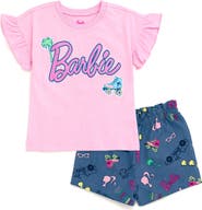 Barbie T-Shirt & Chambray Shorts Set