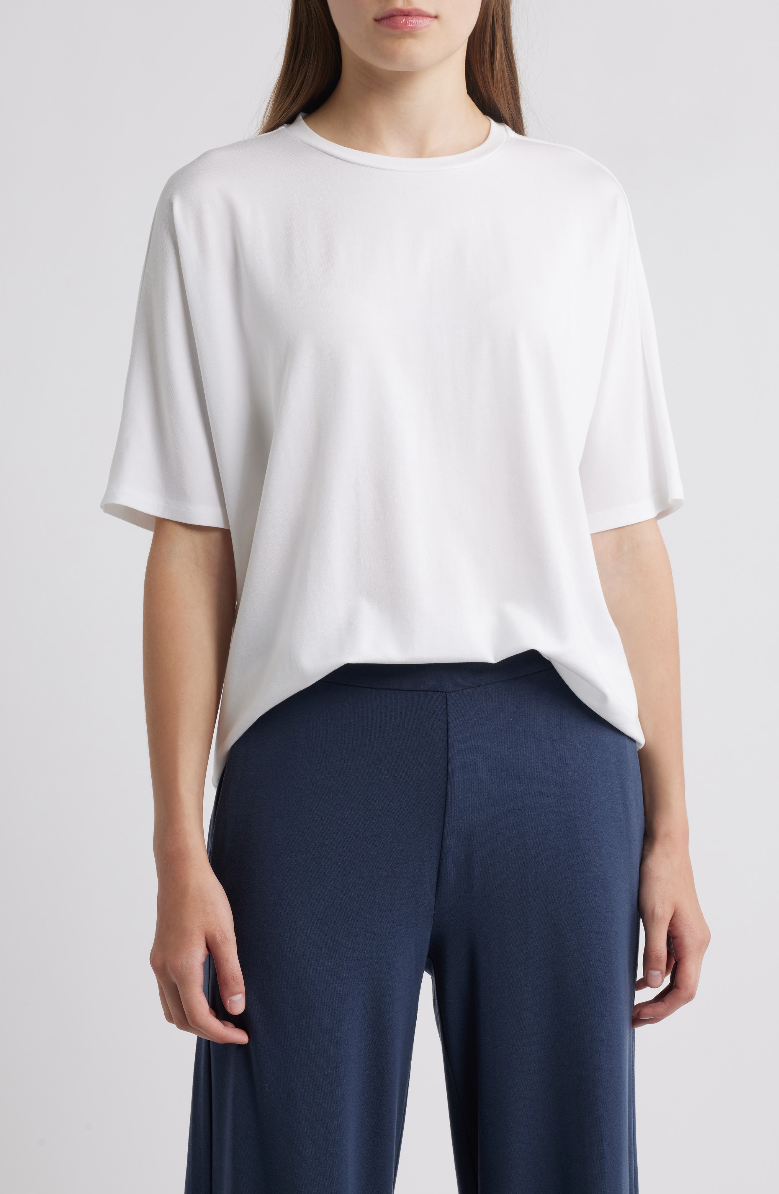 Eileen Fisher Boxy Crewneck T-Shirt