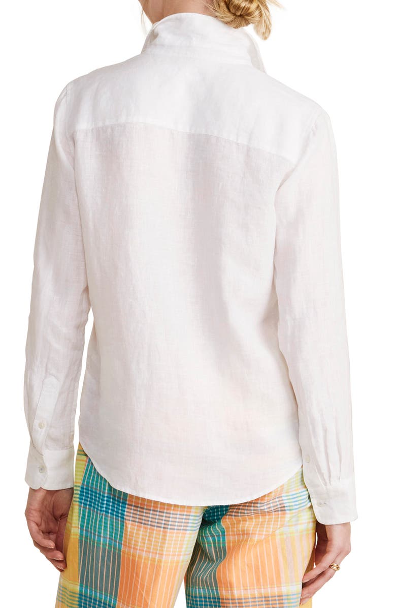 vineyard vines Long Sleeve Linen Button-Up Shirt, Alternate, color,
