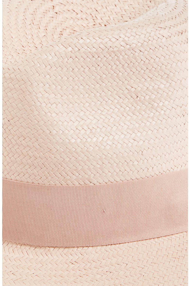 Straw Panama Hat, Alternate, color, BLUSH