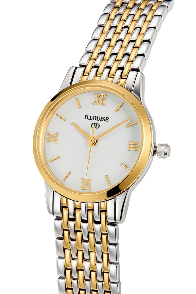Classic Bracelet Watch, 20mm, Alternate, color, BI-METAL