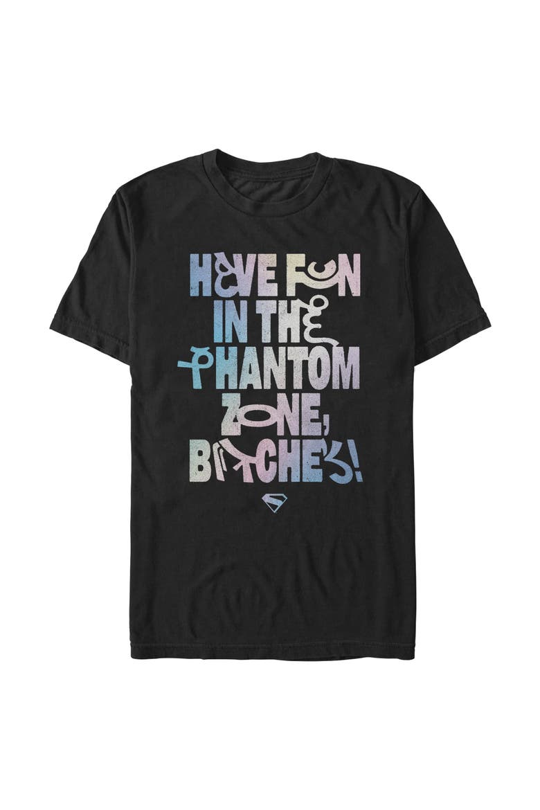 Men's Supergirl Have Fun In The Phantom Zone  Graphic T-Shirt, Main, color, Black