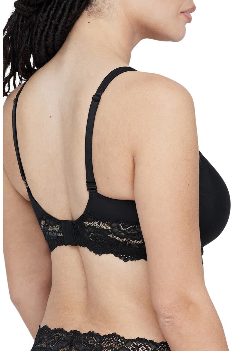 Goddess Underwire Convertible Bra, Alternate, color, BLACK