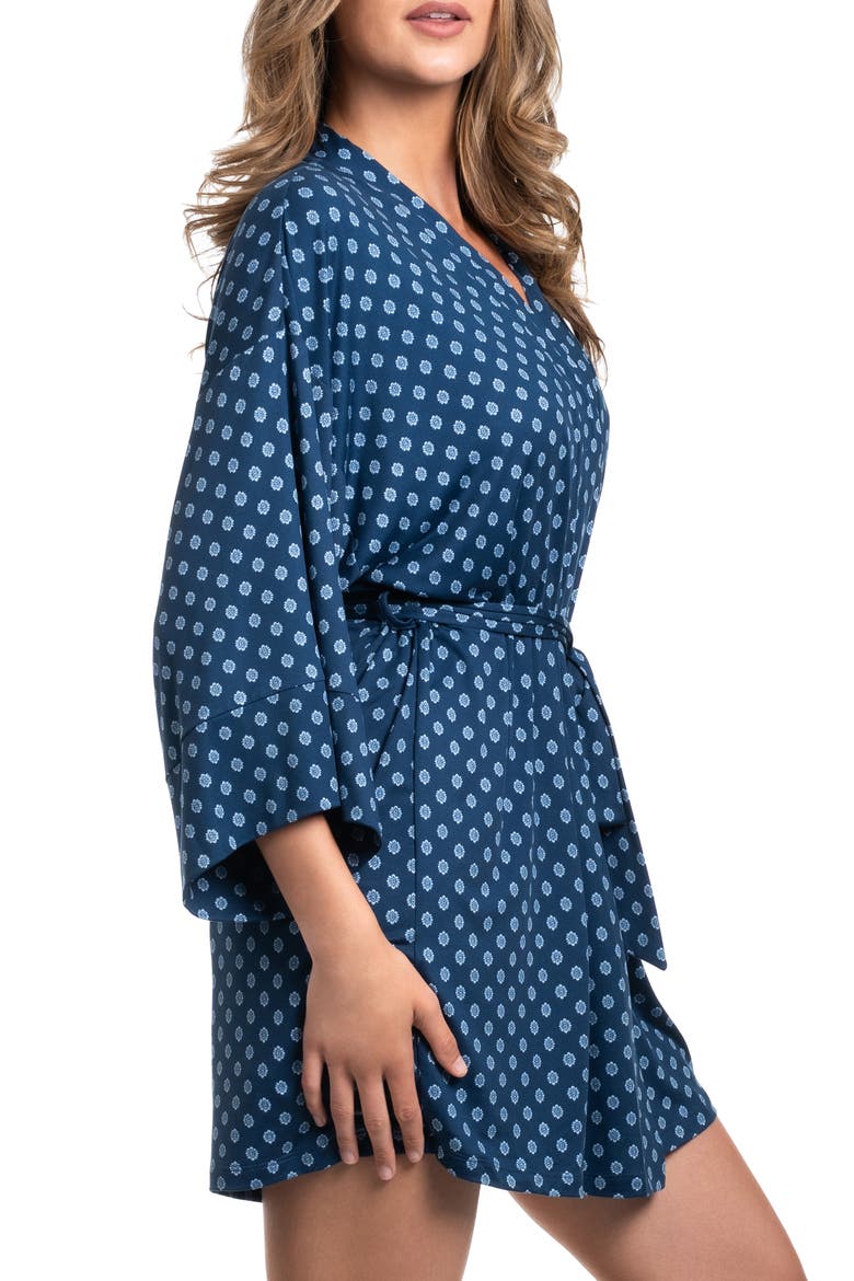 Sevilla Short Robe, Alternate, color, NAVY