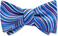 Beau Ties of Vermont Fireglass Silk Printed Bow Tie
