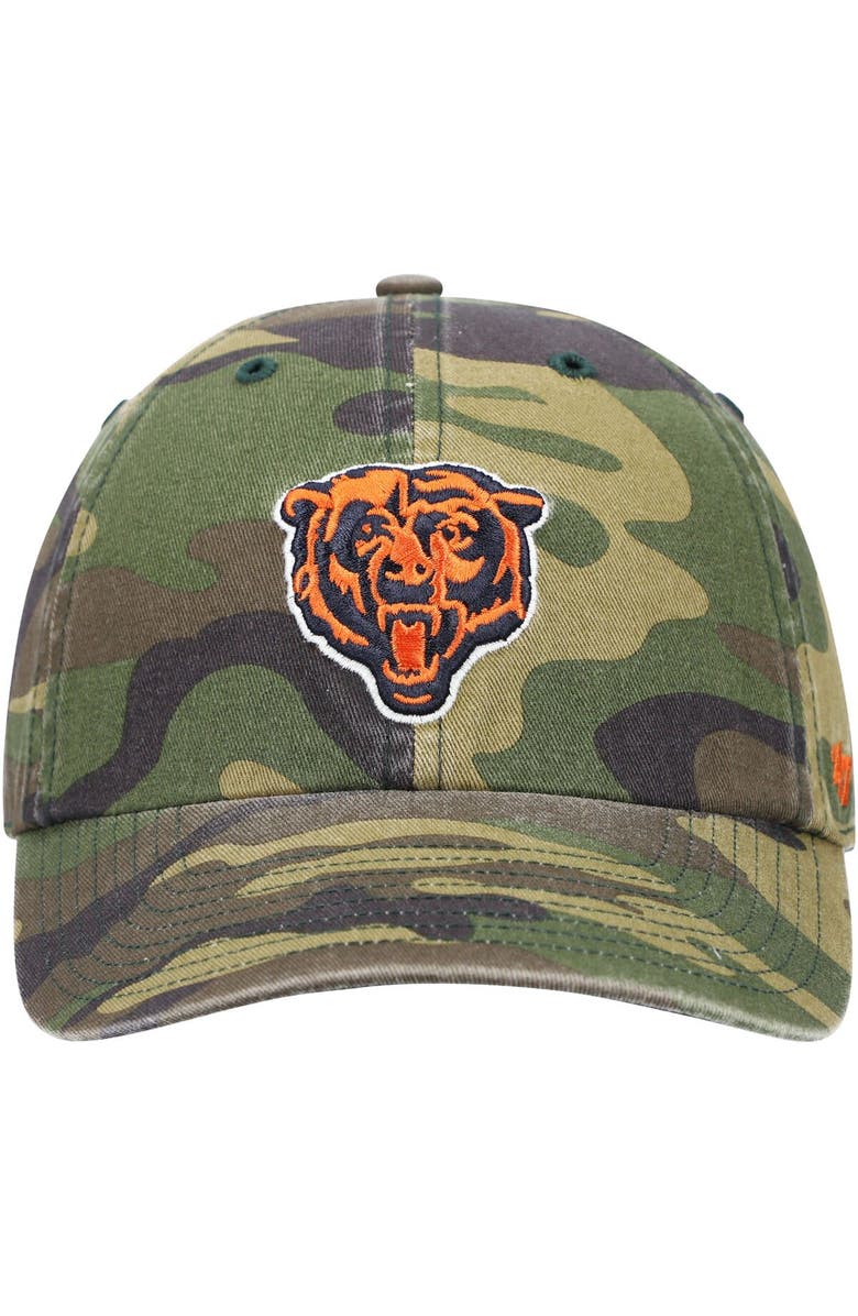 '47 Men's '47 Camo Chicago Bears Woodland Clean Up Adjustable Hat, Alternate, color,