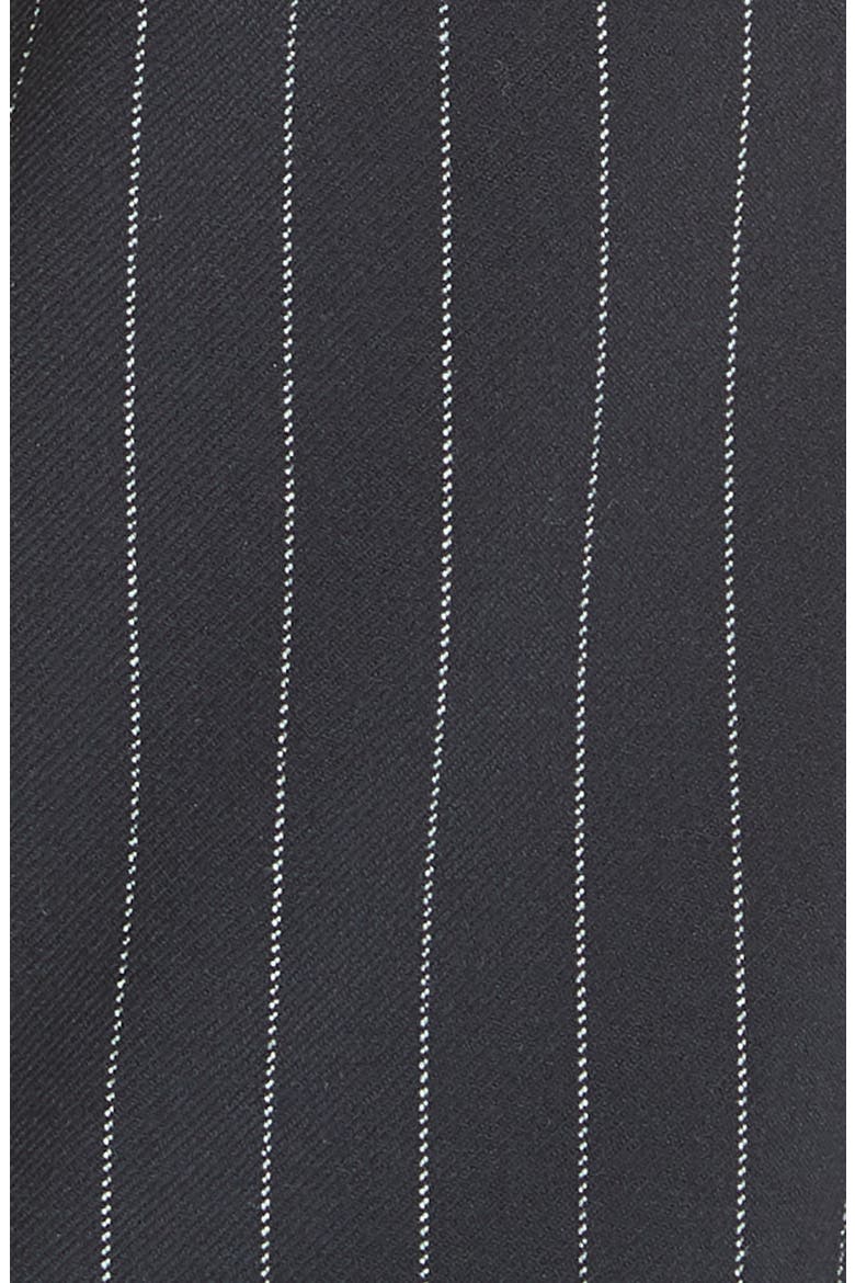 Stacey Slim Pinstripe Ankle Pants, Alternate, color, NAVY/ WHITE