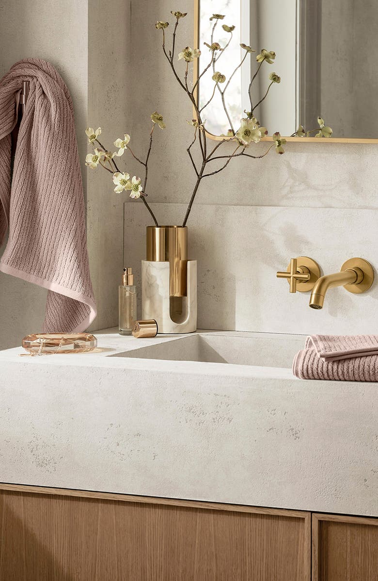 Boll & Branch Spa 6-Piece Organic Cotton Bath Towel Set, Alternate, color, Dusty Rose