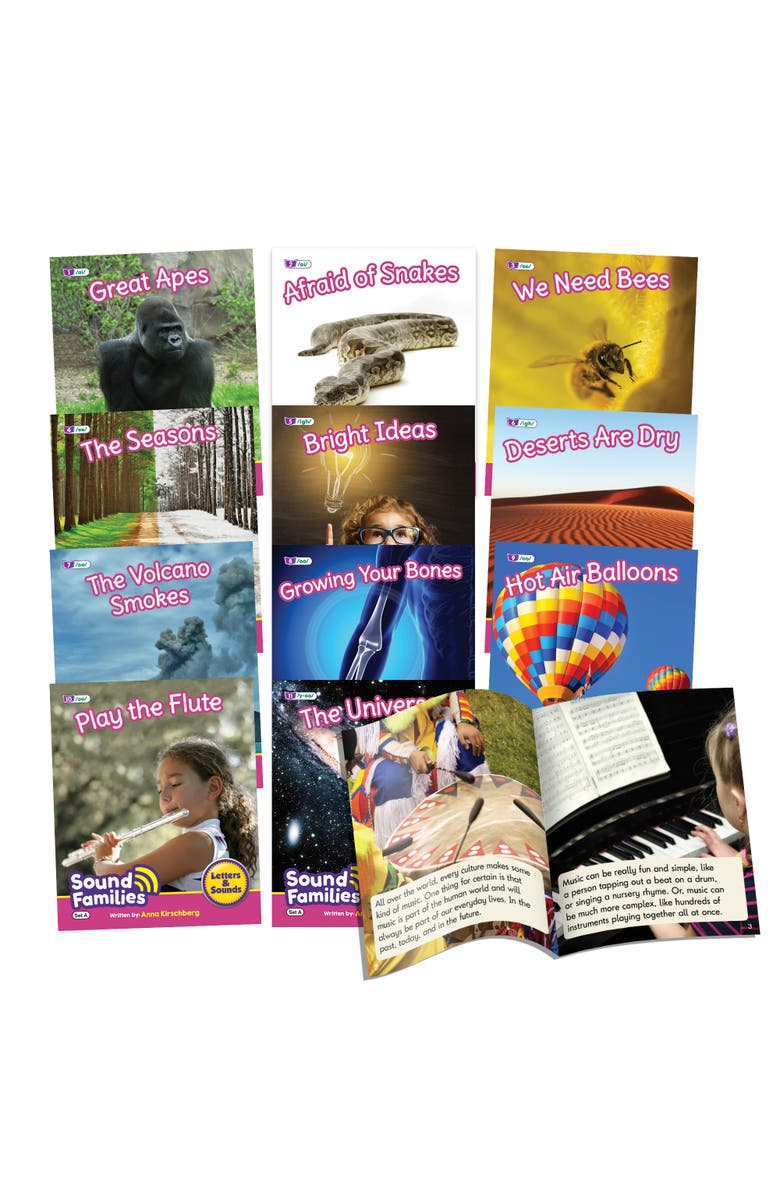 Junior Learning Decodable Readers Sound Families, Main, color, Multicolored