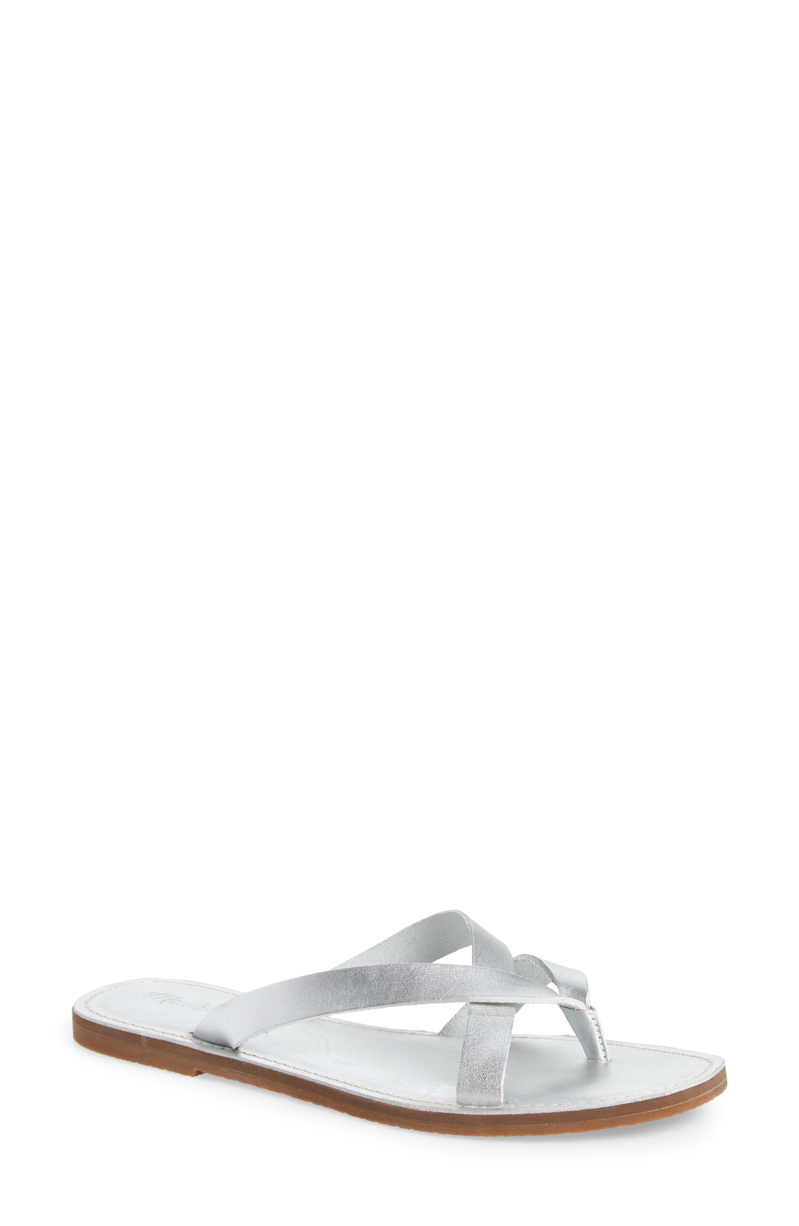 The Boardwalk Risa Flip Flop, Main, color, SILVER