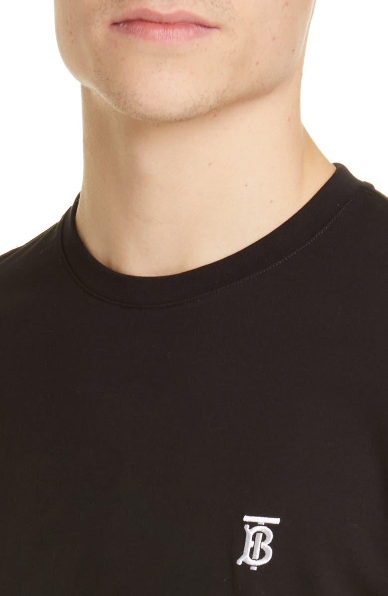 Burberry Parker Embroidered Logo T-Shirt, Alternate, color,