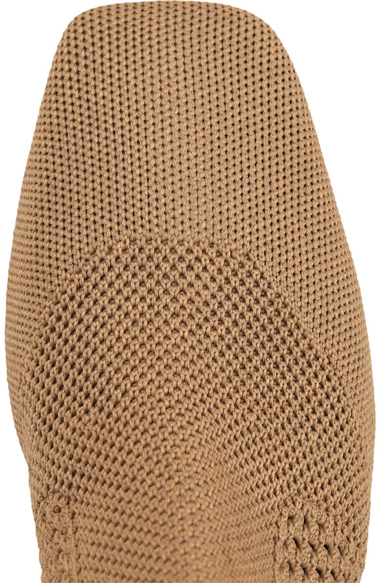 VIVAIA Square-Toe Perforated Heeled Boots, Alternate, color, Nutmeg