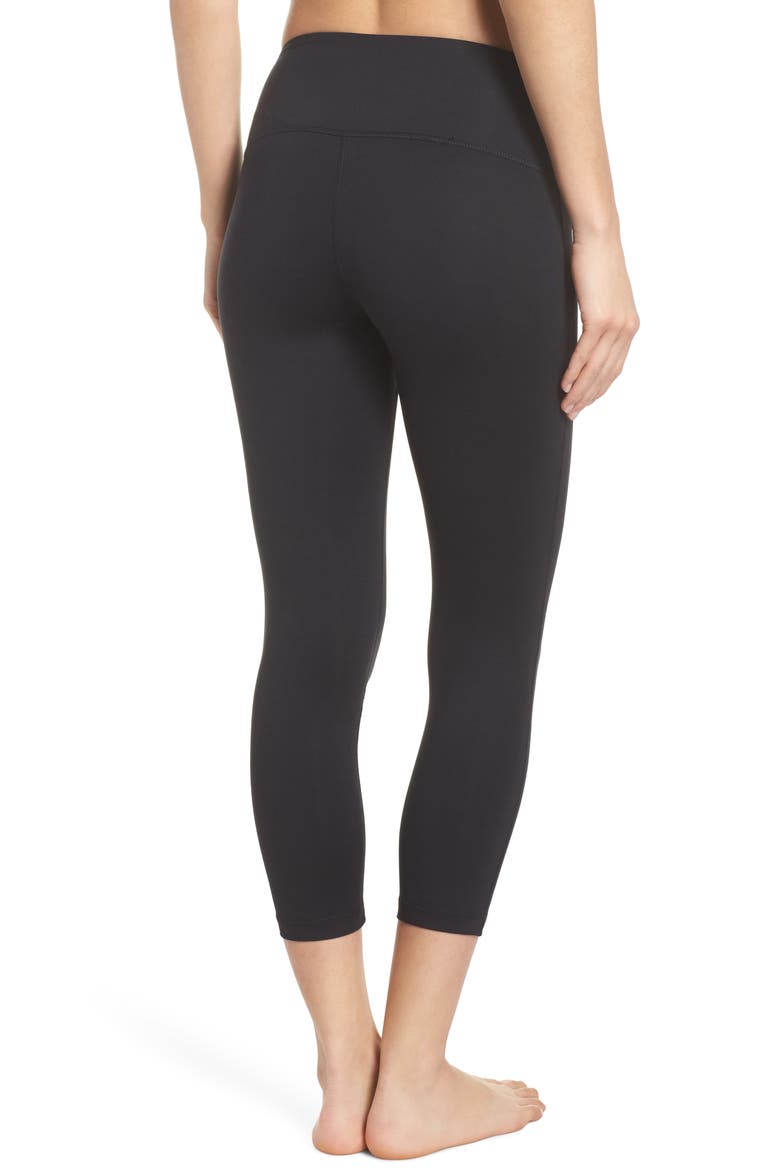 Live In Lite Crop Leggings, Alternate, color, BLACK
