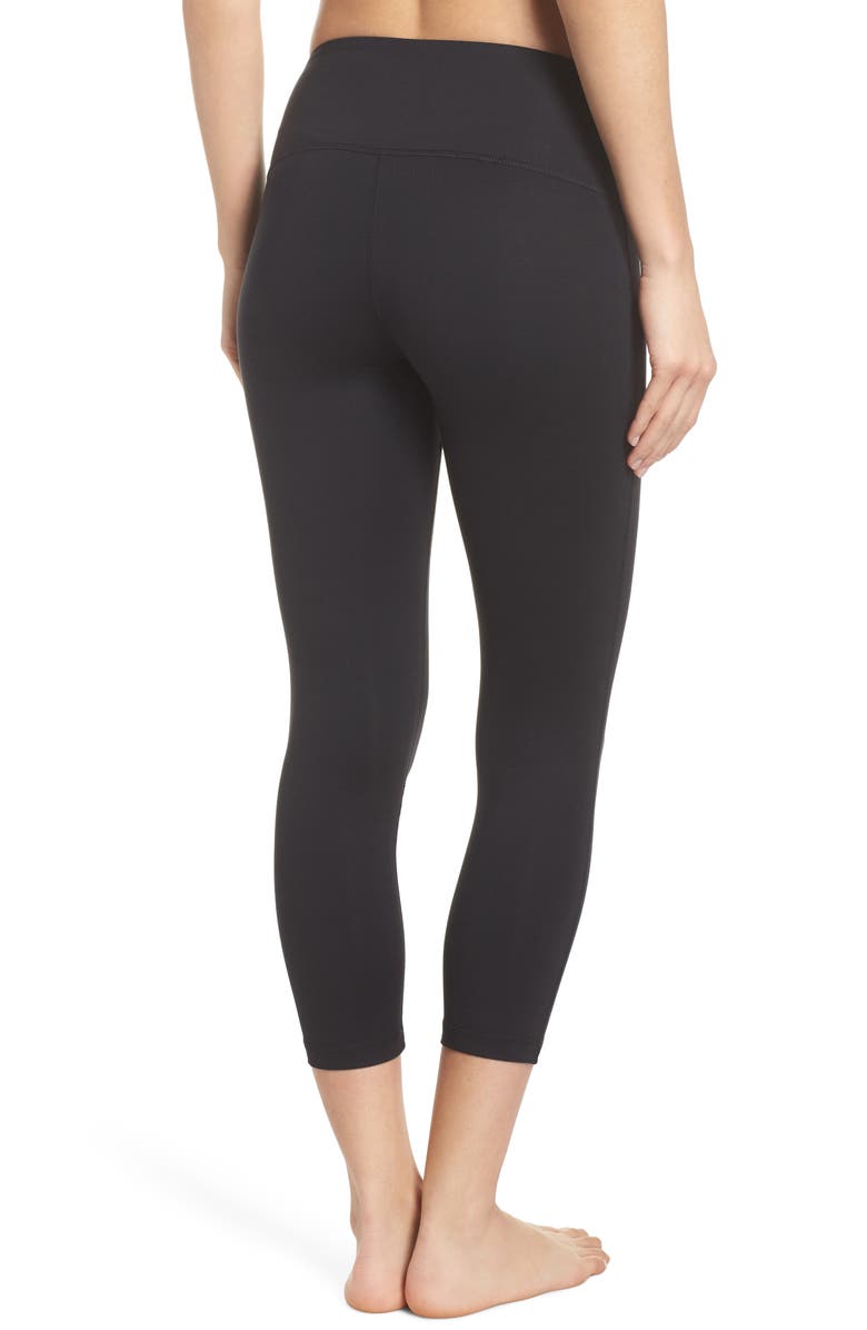 Zella Live In Lite Crop Leggings, Alternate, color, 