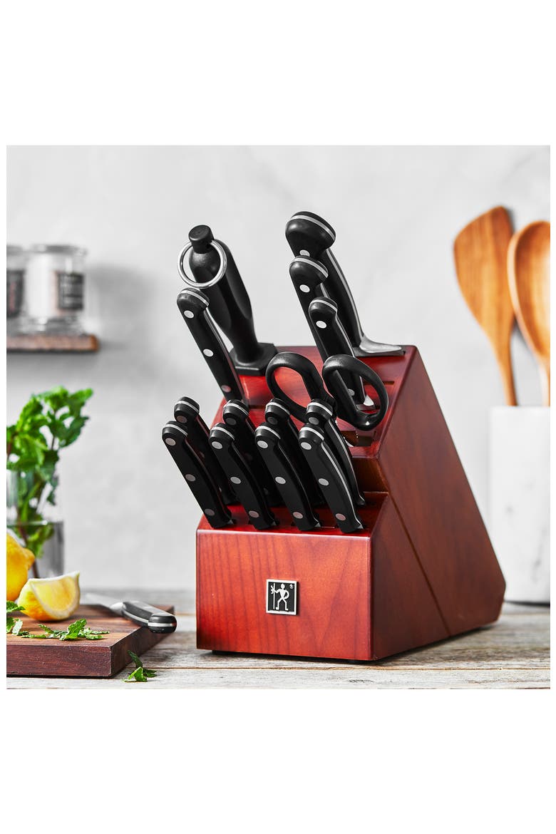 Classic Precision Knife Block 16-Piece Set, Alternate, color, STAINLESS STEEL