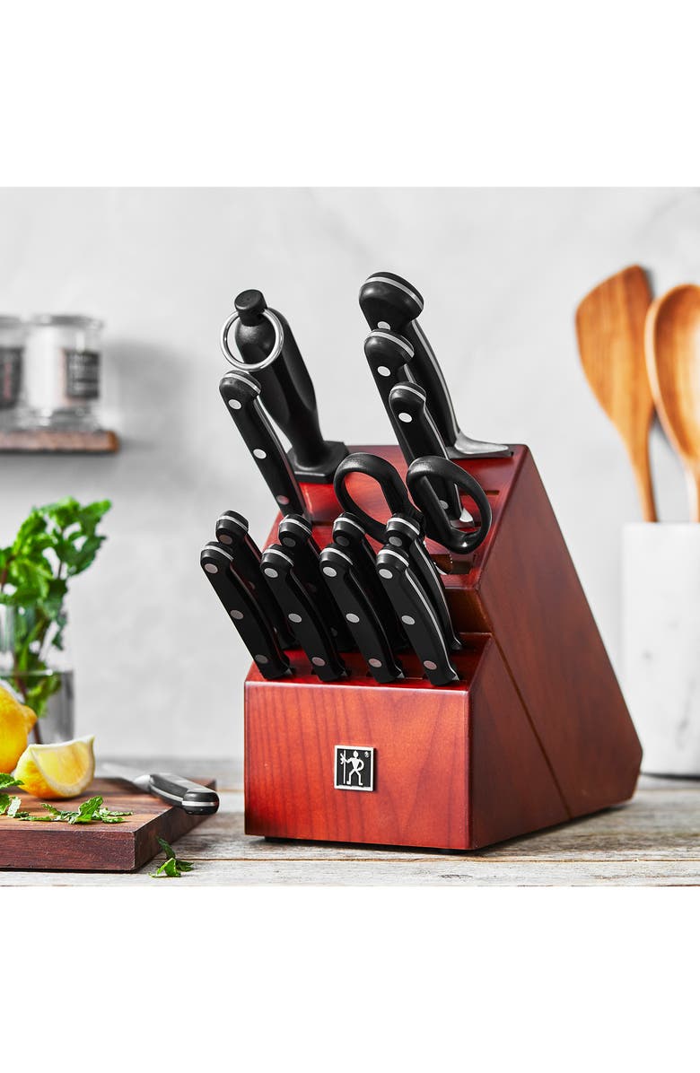 HENCKELS CUTLERY Classic Precision Knife Block 16-Piece Set, Alternate, color, Stainless Steel