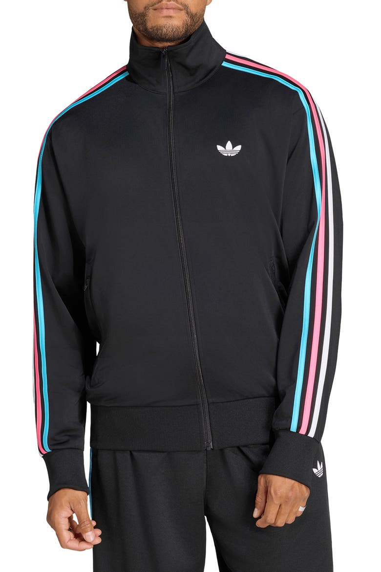 Firebird Track Jacket, Main, color, BLACK/ MULTICOLOR