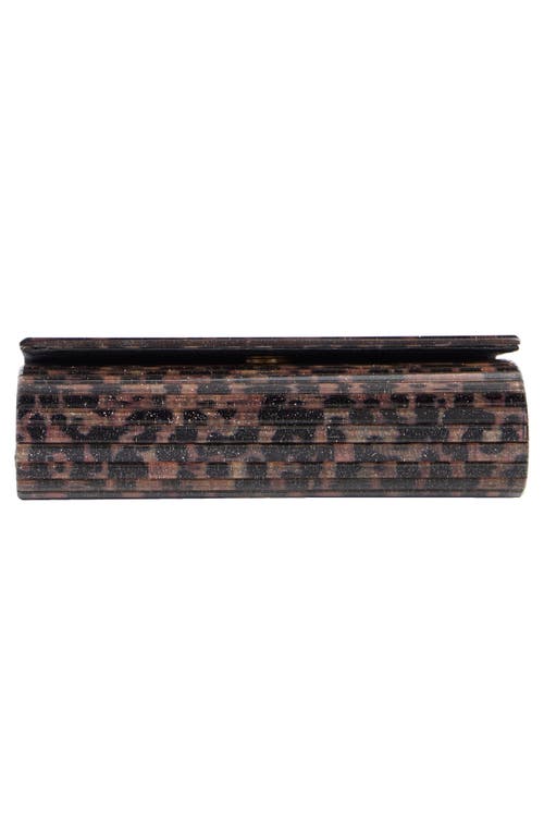 Kurt Geiger London Acrylic Party Clutch In Brown