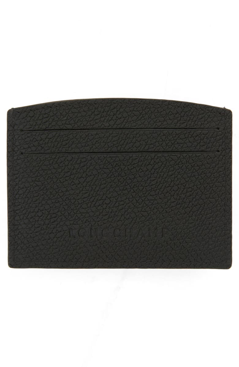 Longchamp Roseau 4-Slot Leather Card Case, Alternate, color,