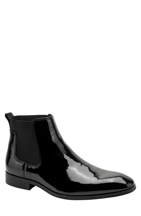 Hulard Faux Leather Chelsea Boot