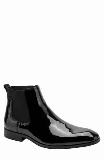 Hulard Faux Leather Chelsea Boot