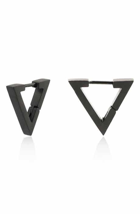 REBL Triangle Hoop Earrings