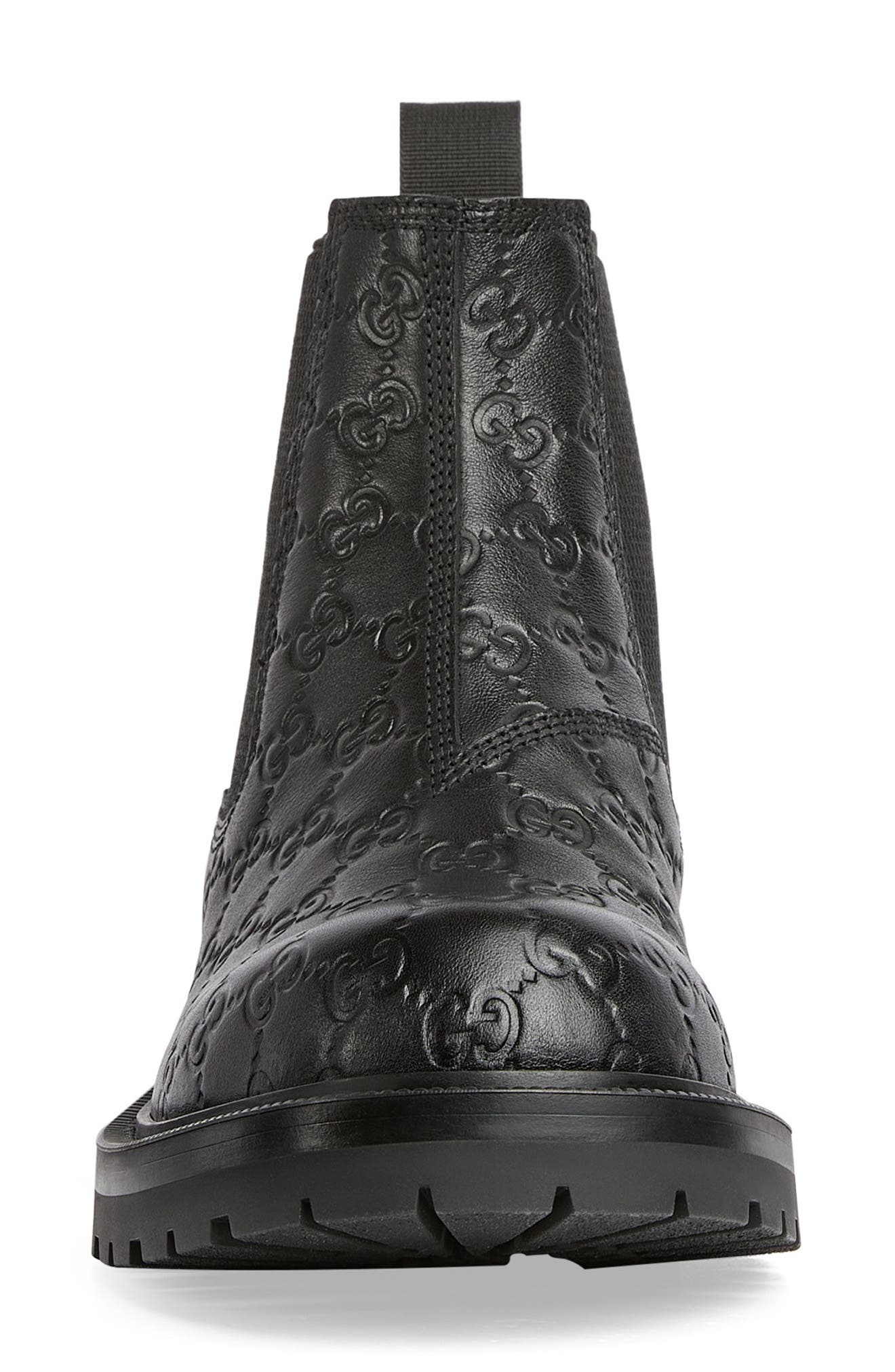 Gucci Miart Embossed Chelsea Boot, Alternate, color, 