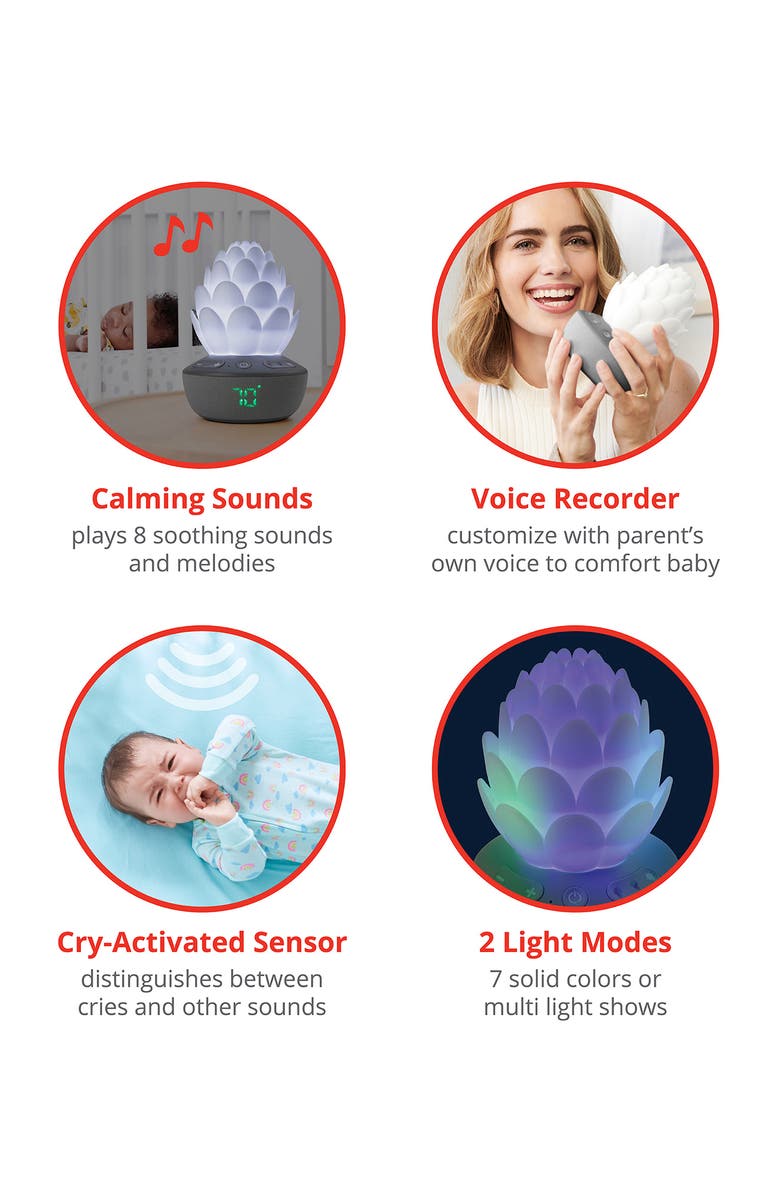 Skip Hop Succulent Soother Light & Sound Machine, Alternate, color, 