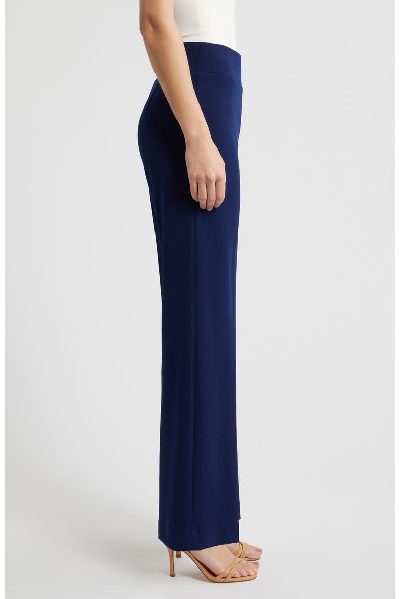 High Waist Pull On Wide Leg Pants, Alternate, color, DISTANT MOUNTAIN