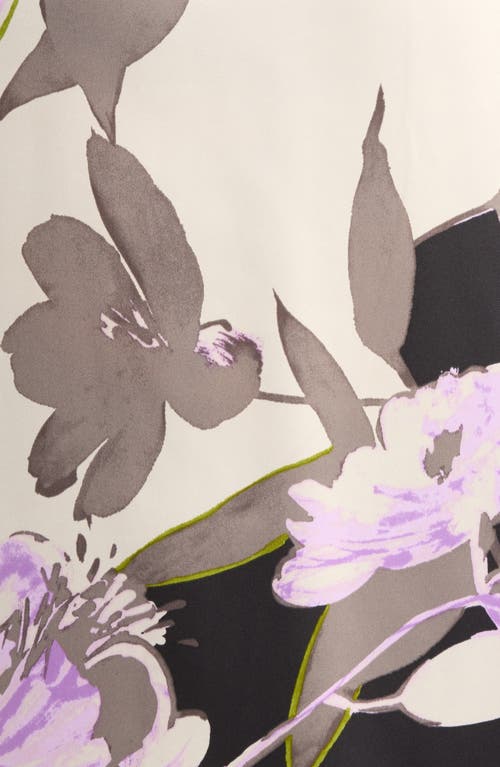 Natori Hayworth Floral Robe In Multi