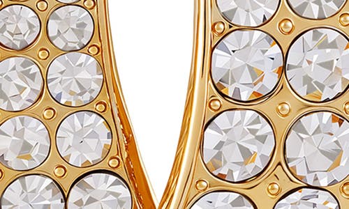 Vince Camuto Pavè Open Hoop Earrings In Gold
