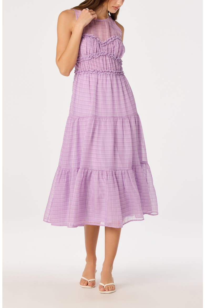 Adrianne Tiered Dress, Alternate, color, LILAC