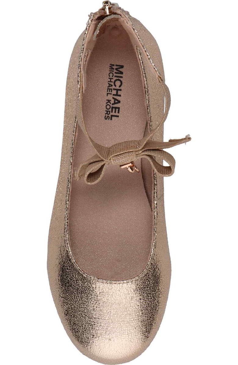 MICHAEL Michael Kors Kenyah Kay Metallic Ballet Flat, Alternate, color,