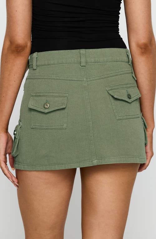 Princess Polly Peterson Cargo Miniskirt In Khaki