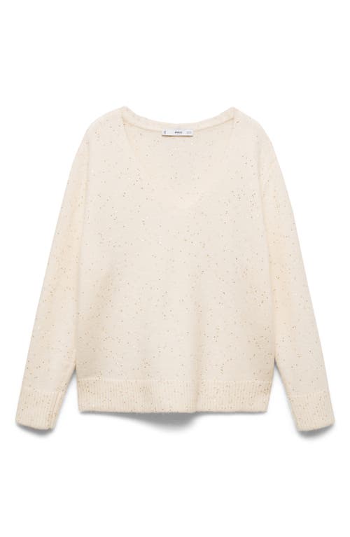 Mango Sweater Gold In Gold