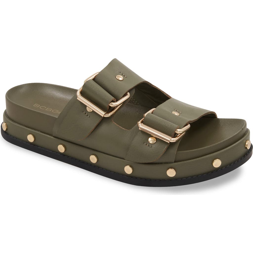 Bcbgeneration Bamba Platform Sandal In Burnt Olive