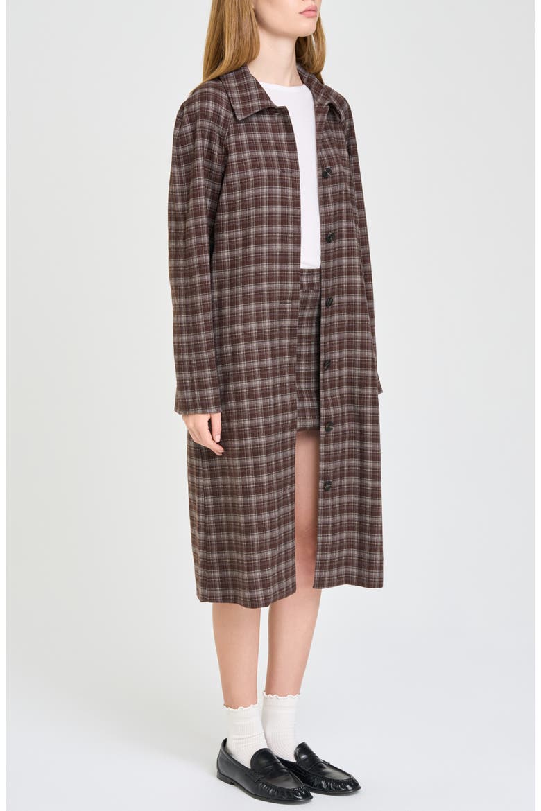 Presley Plaid Jacket, Alternate, color, ESPRESSO PLAID
