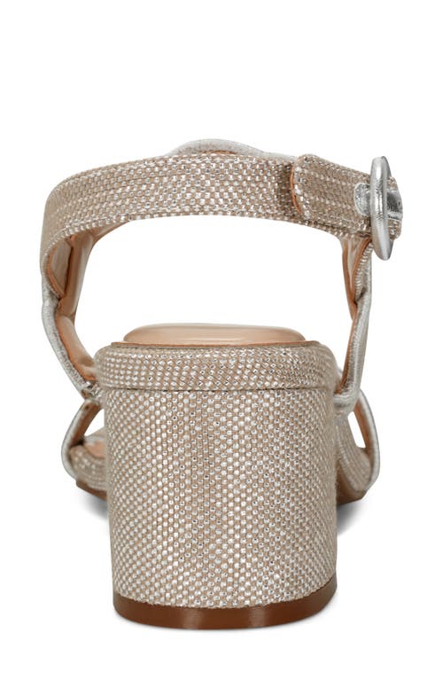 Shop Easy Spirit Daana Slingback Sandal In Metallic Silver
