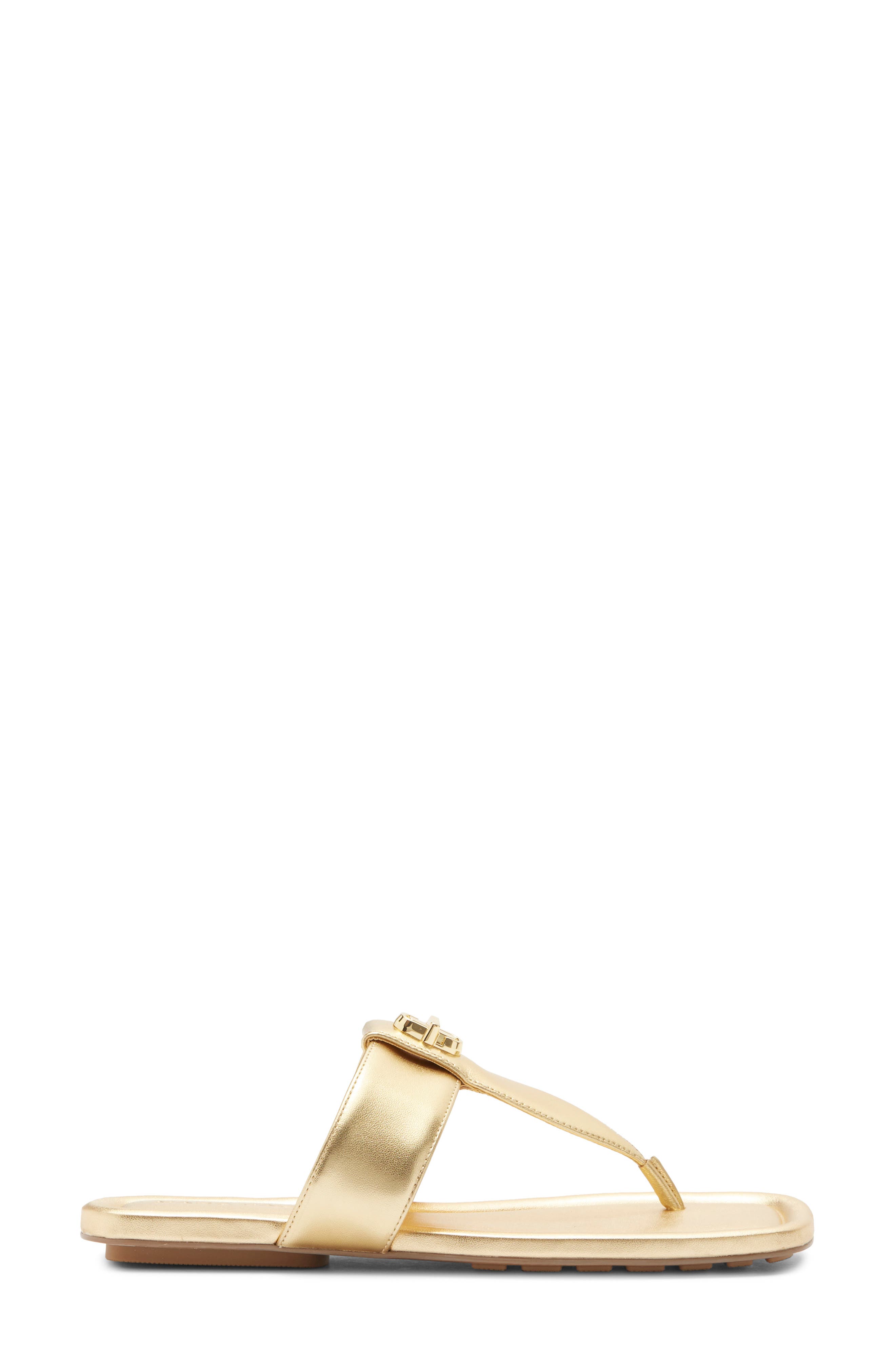 The Dual T-Strap Sandal, Alternate, color, GOLD