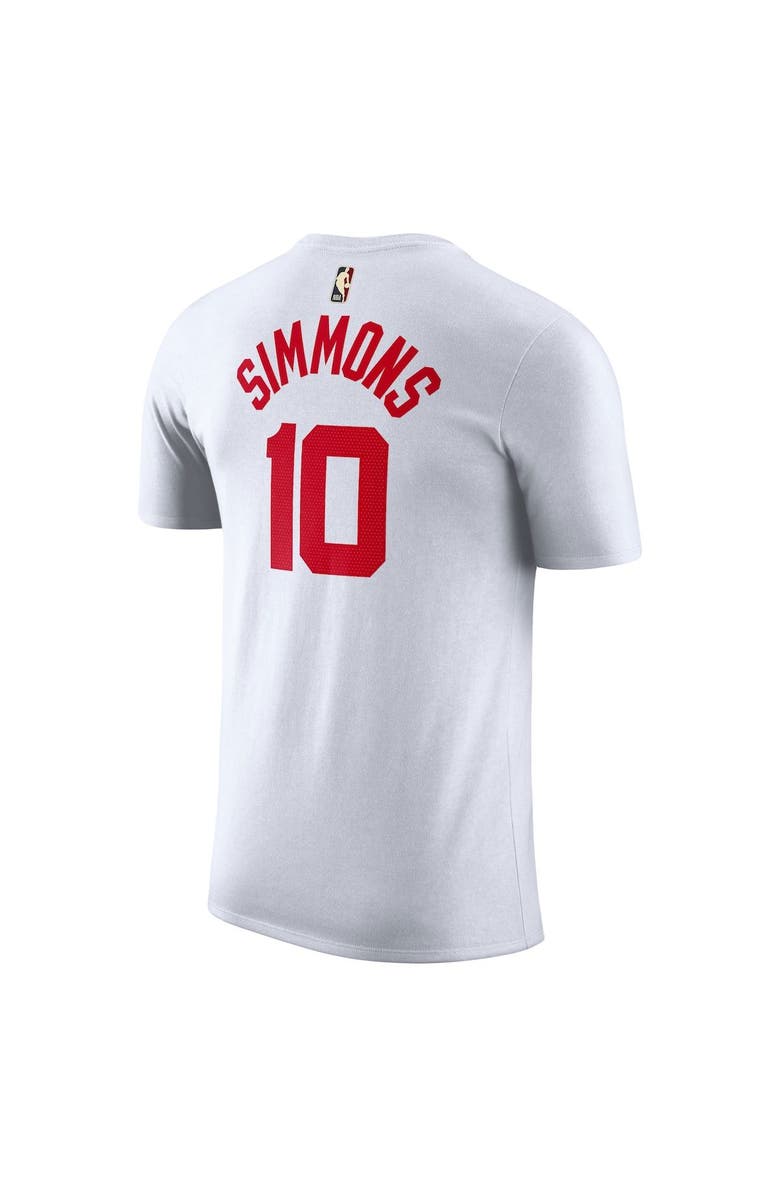 Nike Men's Nike Ben Simmons White Brooklyn Nets 2022/23 Classic Edition Name & Number T-Shirt, Alternate, color, 