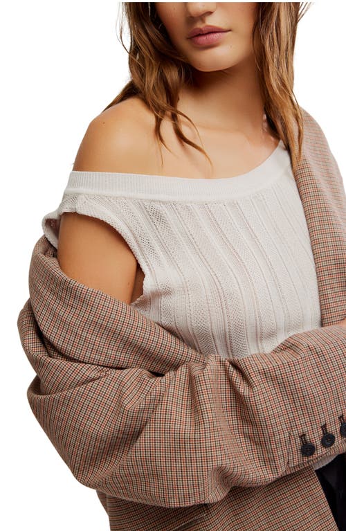 Shop Free People Reese Pattern Sweater Tank