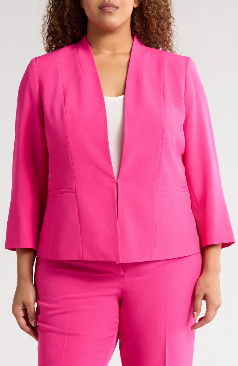 KASPER Open Cardigan-Style Blazer, Alternate, color, 