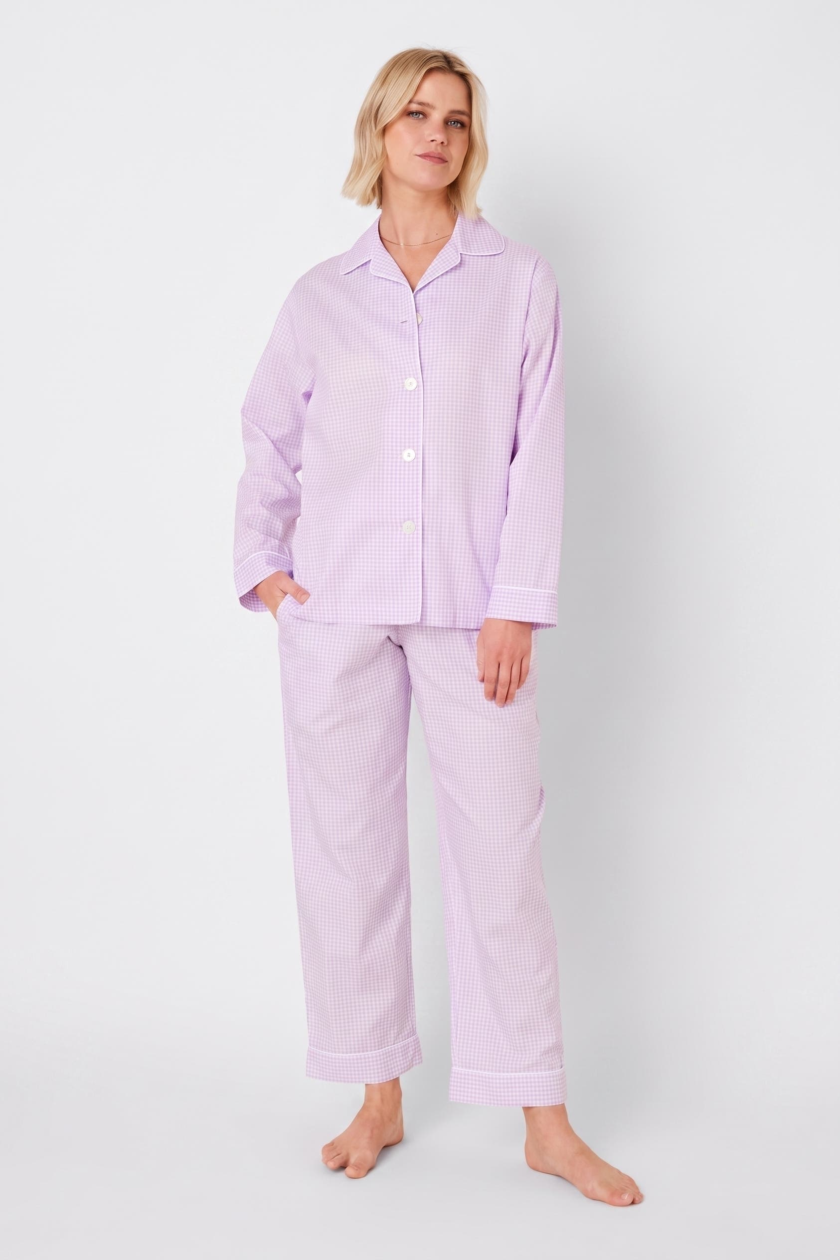 Gingham Lavender