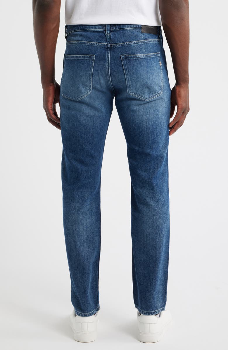 BOSS Delaware Slim Fit Jeans, Alternate, color, Navy